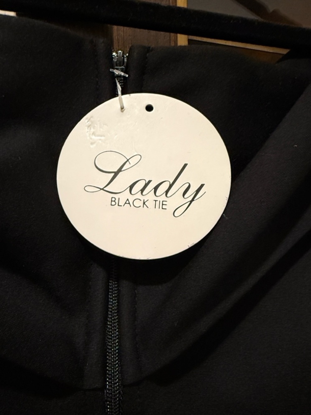 Black Off-Shoulder High-Low Ruffle Hem Dress - Picture 15 of 16